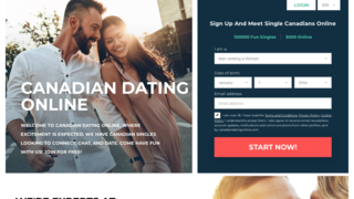 Canadian Dating Online Homepage Image